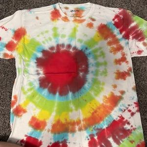 Homemade tie-dye shirt